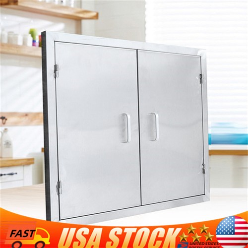 Stainless steel double doors - stainless,