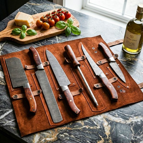 Handmade damascus steel - 6, bbq